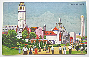 Belgian Village, Century Of Progress Postcard
