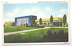 Administration Building, Chicago World's Fair Postcard
