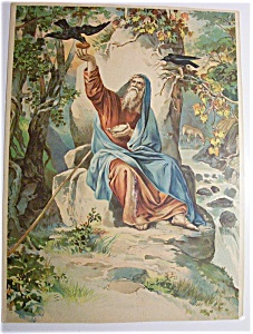 1890's Elijah Being Fed By The Birds