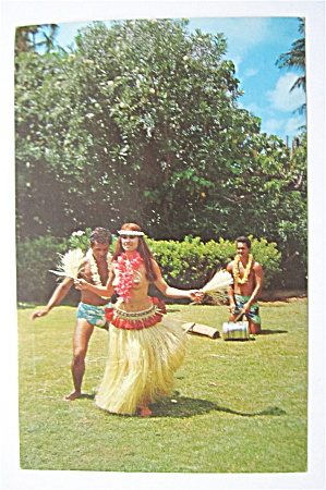 Tahitian Dancer Postcard