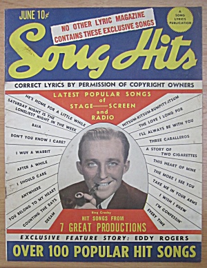 Song Hits Magazine June 1945 Bing Crosby