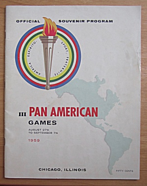 Pan American Games Official Souvenir Program 1959