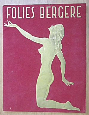 1950's Folies Bergere Program