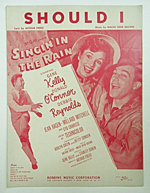 1929 Should I Sheet Music (Singing In The Rain)