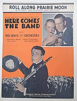 1935 Roll Along Prairie Moon Sheet Music