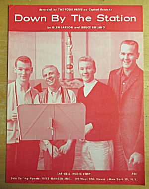 Sheet Music For 1959 Down By The Station