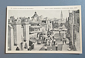 Vintage 1937 Great Lakes Exposition Postcard