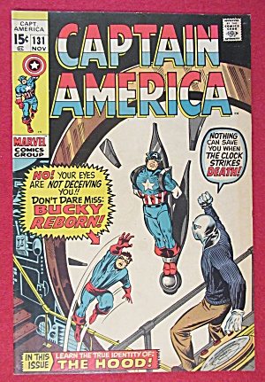 Captain America Comic November 1970 Bucky Reborn