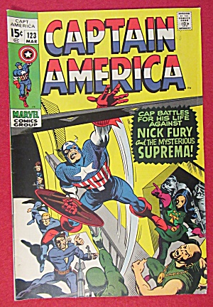 Captain America Comic March 1970 Suprema
