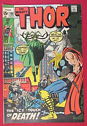 Mighty Thor Comic June 1971 Icy Touch Of Death