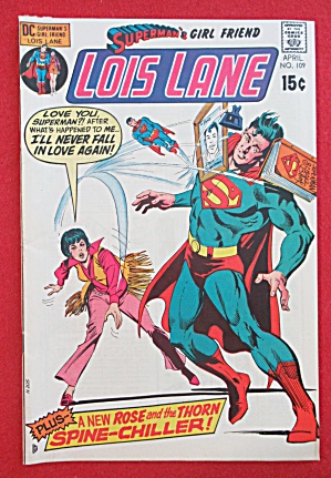 Superman's Lois Lane Comic April 1971 Never Love Again
