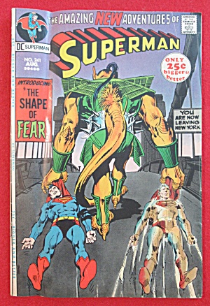 Superman Comic August 1971 The Shape Of Fear