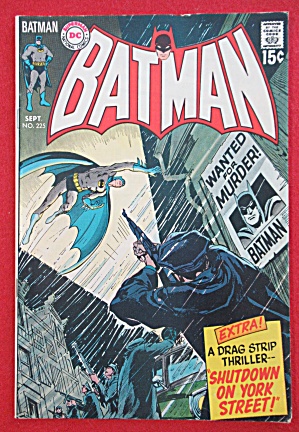 Batman Comic September 1970 Wanted For Murder One