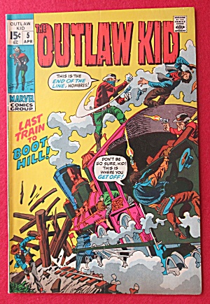 The Outlaw Kid Comic April 1971 Empty Holsters