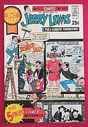 Jerry Lewis Comic October-november 1970 Scared Silly
