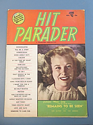 Hit Parader Magazine June 1952 June Allyson Cover