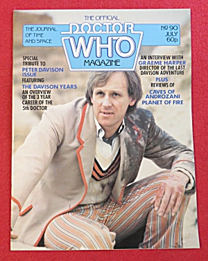 Doctor Who Magazine July 1984 Peter Davison