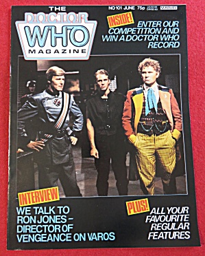 Doctor (Dr) Who Magazine June 1985 Ron Jones