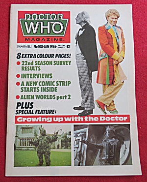 Doctor (Dr) Who Magazine January 1986