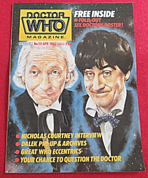Doctor (Dr) Who Magazine April 1986