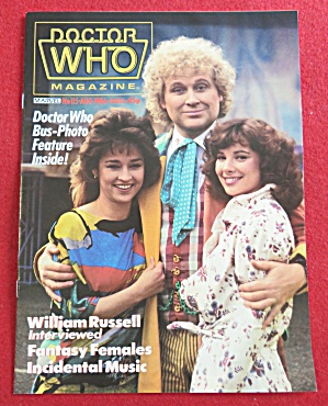 Doctor (Dr) Who Magazine August 1986 William Russell
