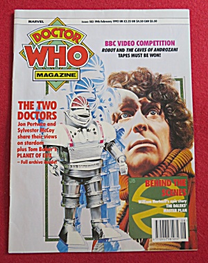 Doctor (Dr) Who Magazine February 19, 1992