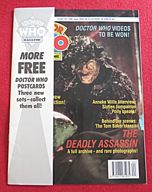 Doctor (Dr) Who Magazine June 10, 1992
