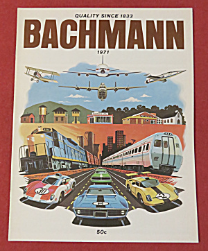 Bachmann Model Railroad Train Catalog 1971