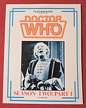 Doctor (Dr) Who Magazine 1986 Season Two: Part 1