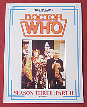 Doctor (Dr) Who Magazine 1986 Season Three: Part Ii