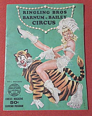 Ringling Bros Barnum & Bailey Circus Program 1962