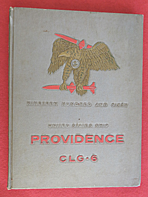 Original 1960 Us Ship Providence Military Yearbook