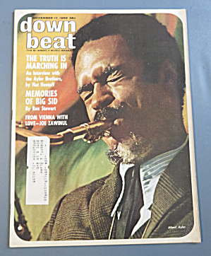 Downbeat Magazine November 17, 1966 Big Sid