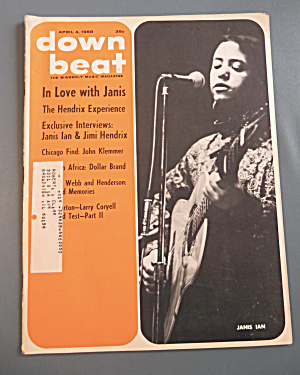 Downbeat Magazine April 4, 1968 Janis Ian