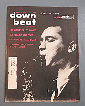 Downbeat Magazine July 11, 1968 Lee Konitz
