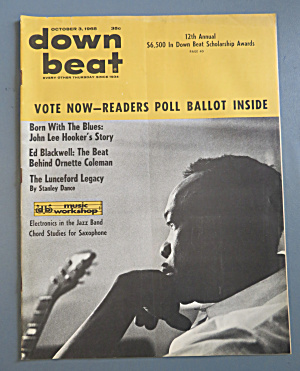 Downbeat Magazine October 3, 1968 John Lee Hooker