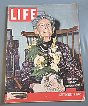 Life Magazine-september 19, 1960-grandma Moses