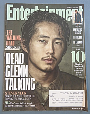 Entertainment Magazine November 4, 2016 Dead Glenn