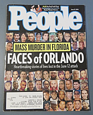 People Magazine June 27, 2016 Faces Of Orlando