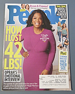People Magazine January 23, 2017 Oprah Winfrey