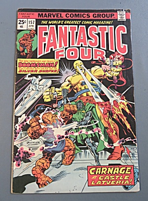 Fantastic Four Comic April 1975 Carnage At Castle