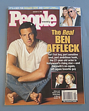 People Weekly Magazine February 21, 2000 Ben Affleck