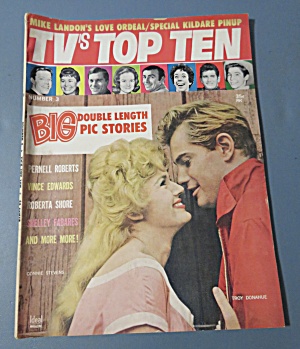 Tv's Top Ten Magazine 1962 Mike Landon's Love Ordeal