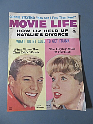 Movie Life Magazine 1962 Richard C & Hayley M