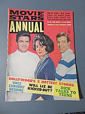 Movie Stars Annual Magazine 1962