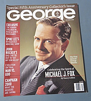 George Magazine October 2000 Michael J Fox
