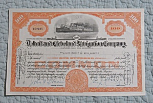 1948 Detroit & Cleveland Navigation Co Stock