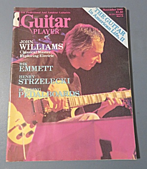 Guitar Player Magazine November 1980 John Williams