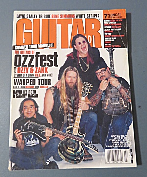 Guitar World Magazine July 2002 Guitars Of Ozzfest