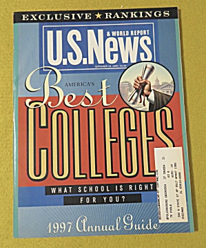 U.s. News & World Report Magazine September 16, 1996